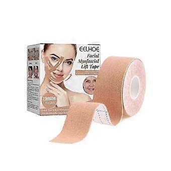 V-Shaped Face Tightening Strip, Breathable Chin Lift Tape for Contouring, Gentle Skin Care, 2.5cm x 5M