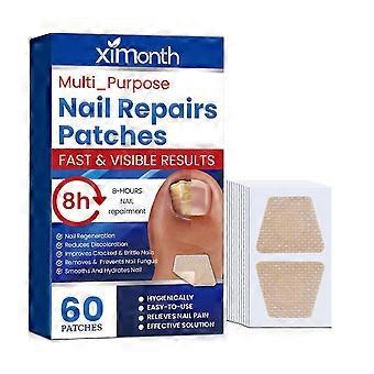 Nail Repair Patches with Glycerin, Allantoin, Garlic Extract, nourish and moisturize nails, repair soft nails, thickened ingrown nails, reduce discolo