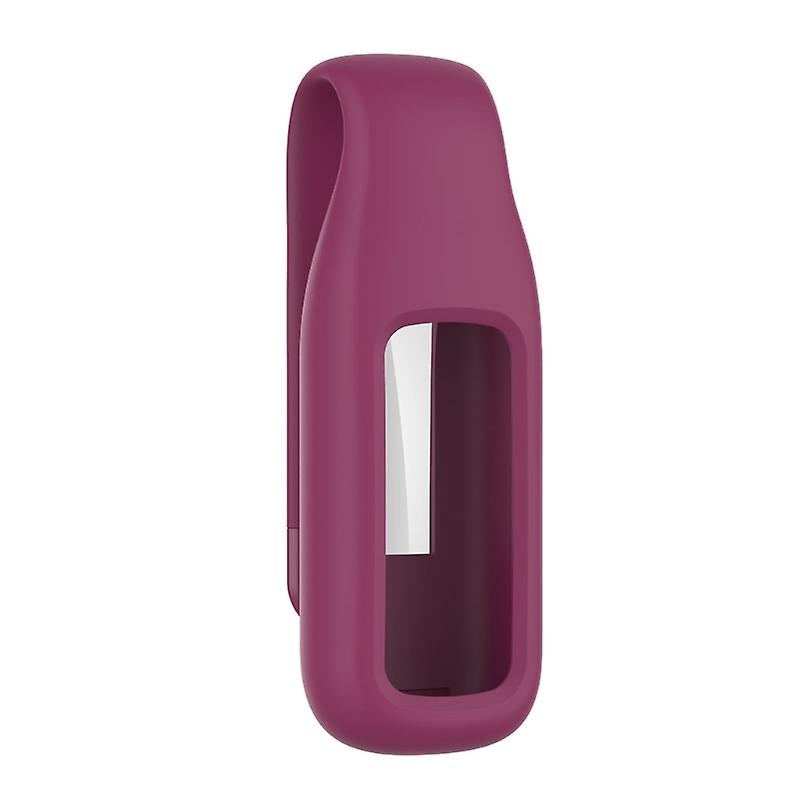 Protective Silicone Cover Metal Clip Hook Case Protector Cover For Fitbit-luxe