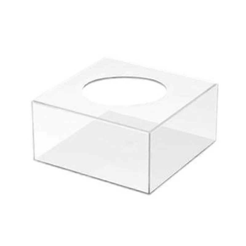 Clear Cake Stand with DIY Refillable Base Acrylic Stand compatible with Elegant Dessert