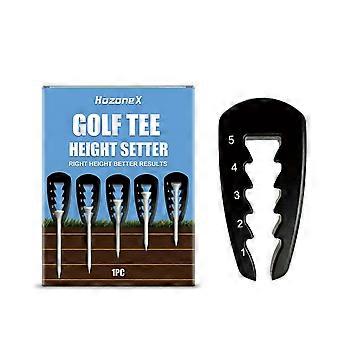 Golf Tee Height Setter Tee Height Auxiliary Tool Portable Practice 1PC