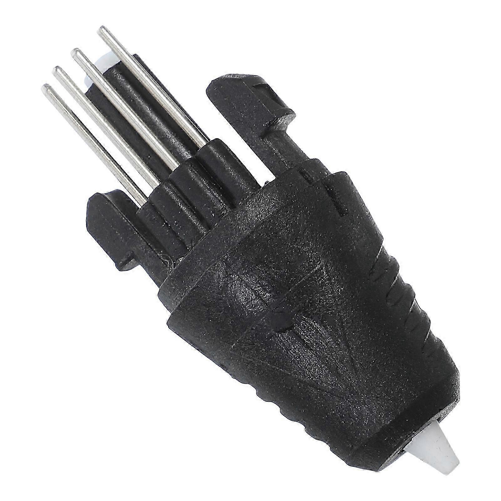 Printing Pen Nozzle Replacement Head 3D Printer Accessory Black Plastic For Stable Voltage 1Set
