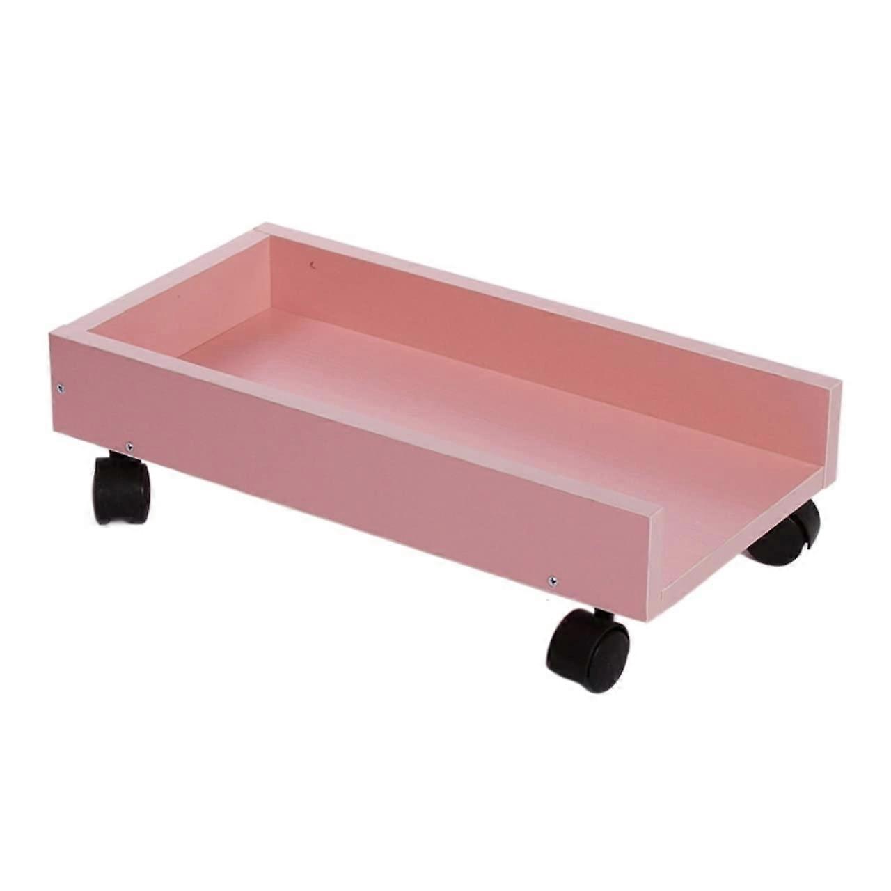 CPU Stand with Wheels ThreeSided Protection Stable Support for Under Desk PC Tower Holder