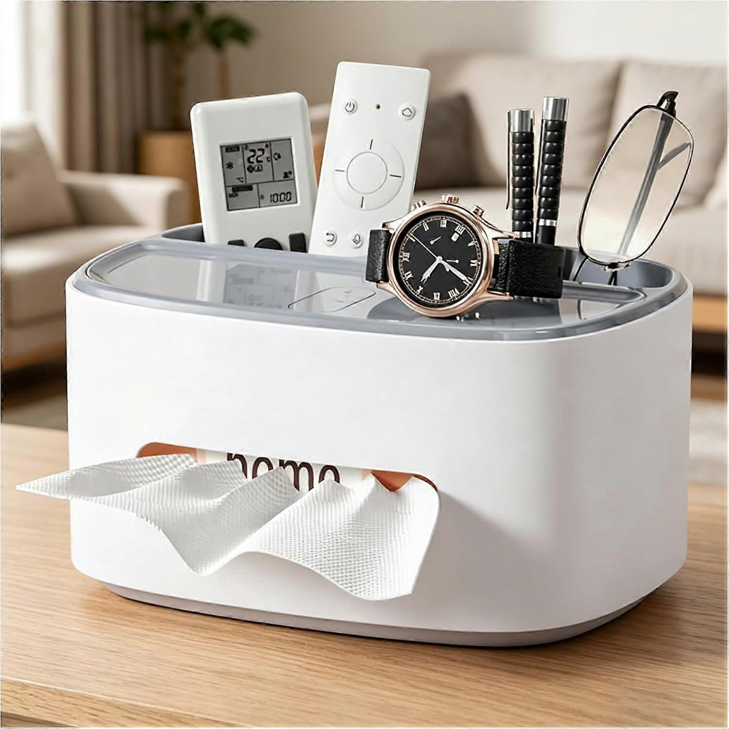 Tissue Box, Multifunctional Designer Tissue Box, Can Store Remote Cont