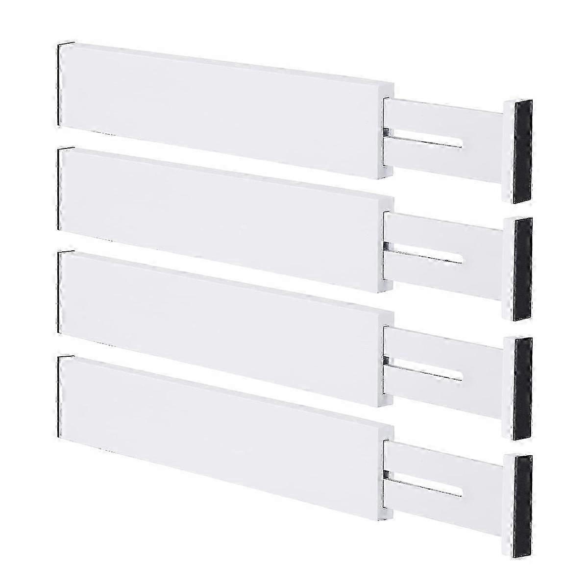 Adjustable Bamboo Drawer Organizer for Kitchen, Drawer Divider, Expandable Storage Solution