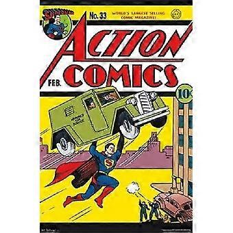 Quebra-cabeça da capa da HQ ACTION COMIC 33 do Superman: O Homem de Aço da DC (NOVO) - FSX-329