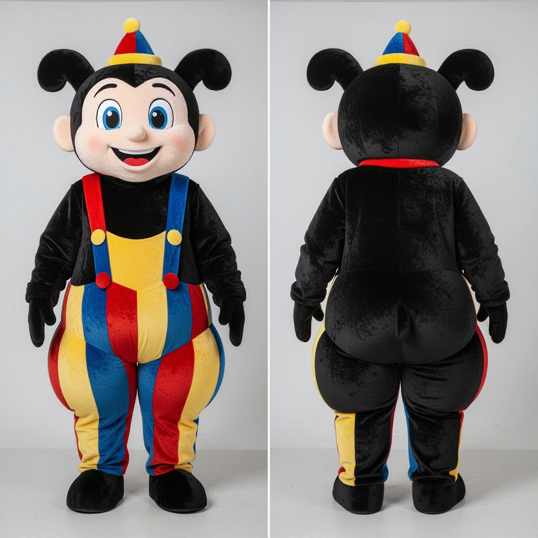 MASTICOT Ebony Black Agile Acrobat Mascot