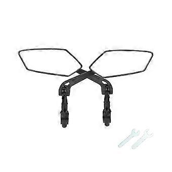 Mountain Bike Rearview Mirror Hd Flat Adjustable Handlebar Mirror Folding Bicycle Riding Accessorie