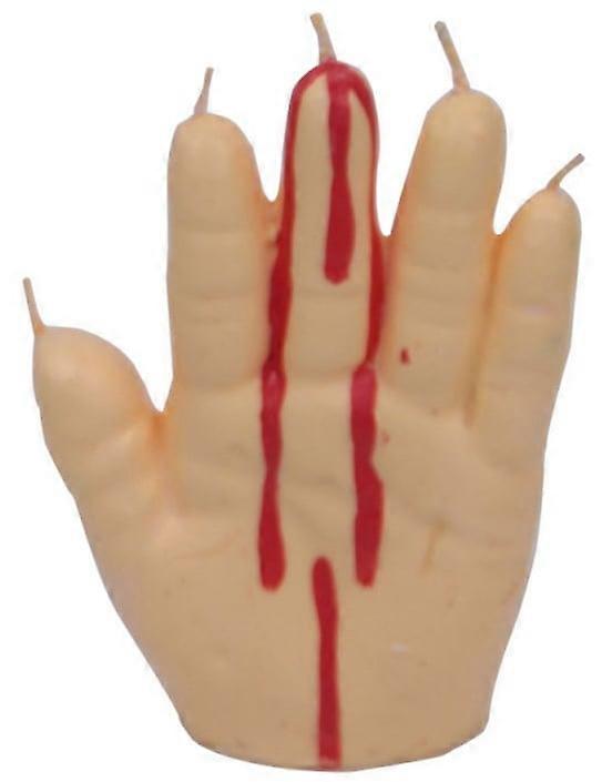Bleeding hand candle