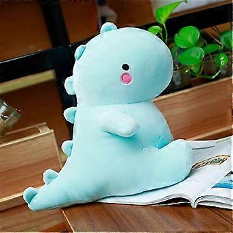 Juguetes lindos de peluche de dinosaurios, juguetes de animales de peluche de dinosaurios gordos, peluche suave de peluche Dino Peluche, regalos de cumpleaños para niños niñas niños azul 12 