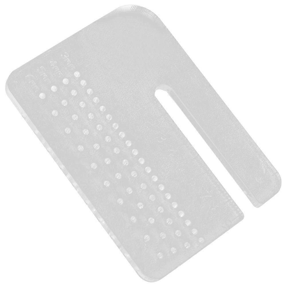 Punch Plate Acrylic Tool for Stitching Aid