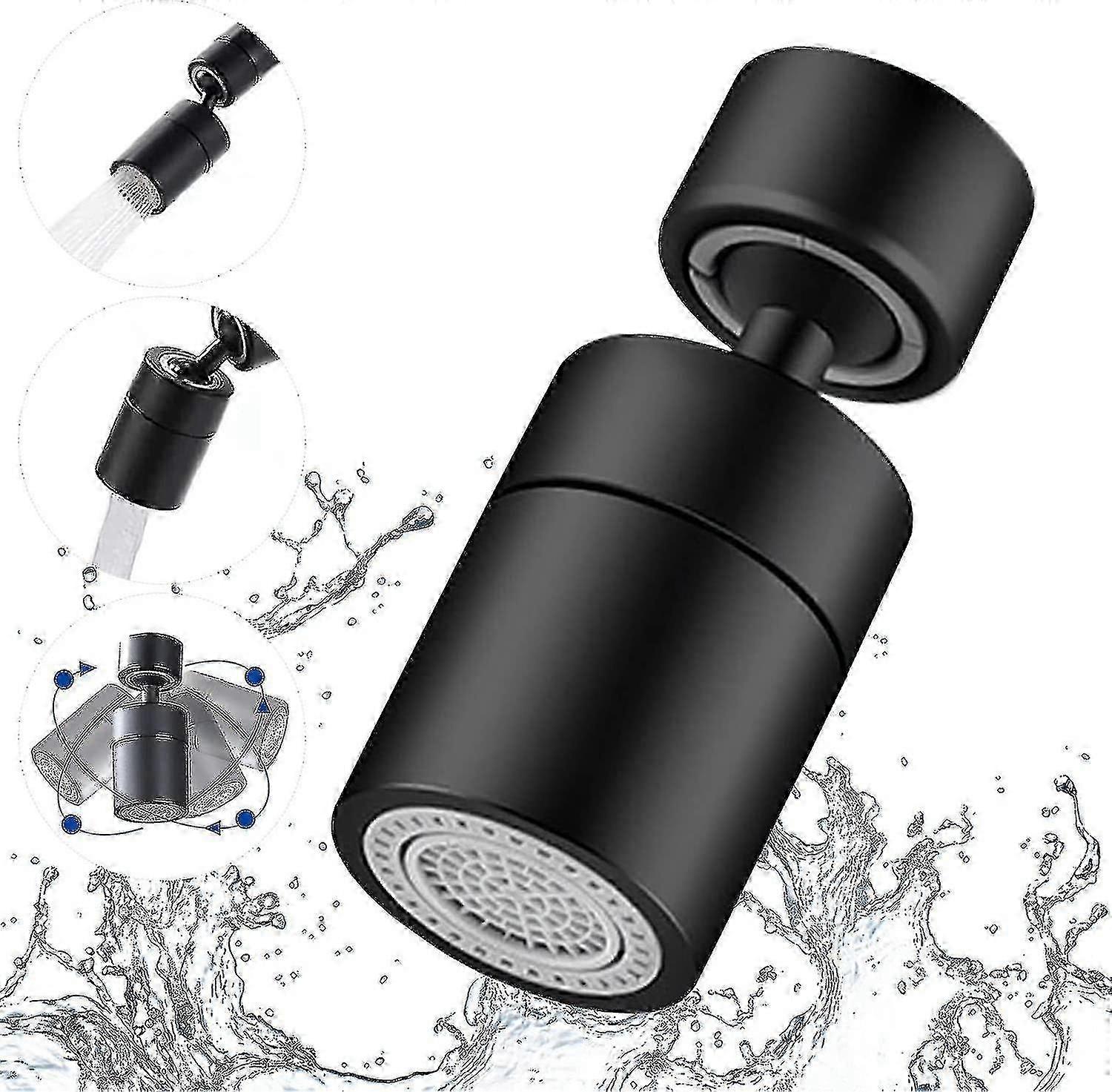 Adjustable kitchen faucet aerator, 360 swivel 22mm thread