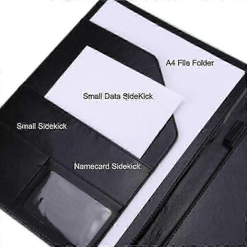 Barsinfi pol A4 Clipboard Portfolio- Multi-function Leather Folder For Office/students