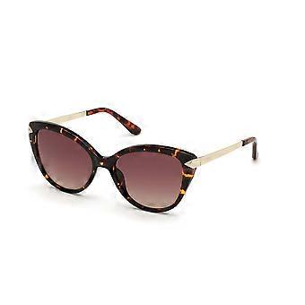 Guess GU7658 52F Full Rim Dark Havana Women Cat Eye Sunglasses UV3 Original