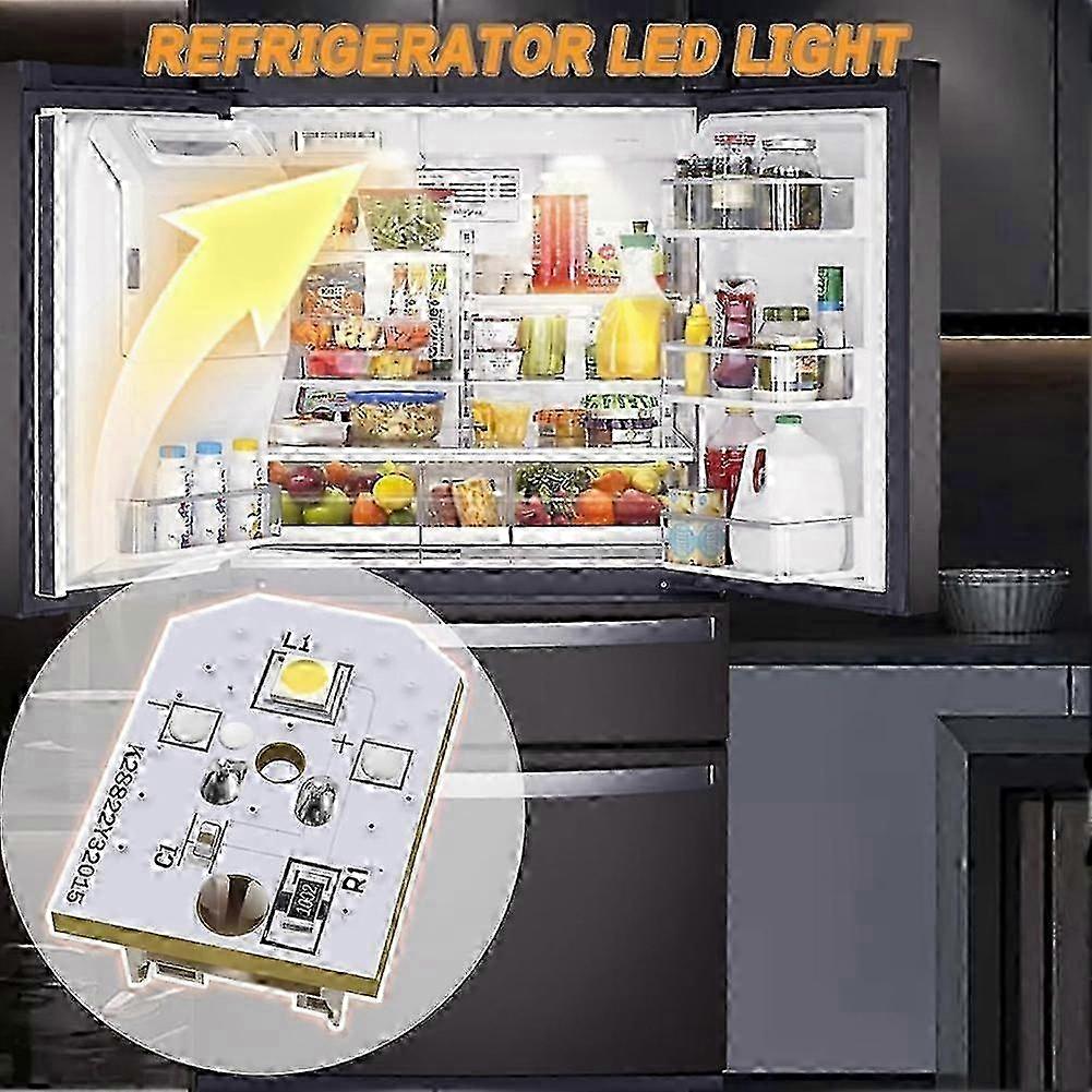Refrigerator Light,Refrigerator Led Light Assembly Replacement 10 PCS
