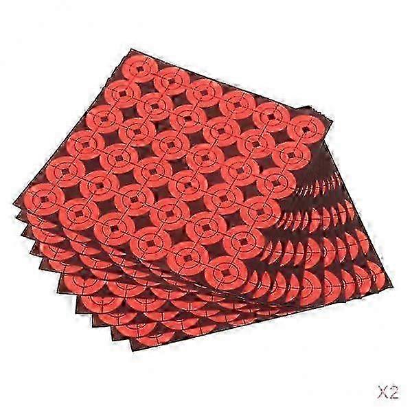 Self-Adhesive Orange Shooting Target Sheets