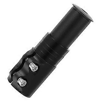 Stem Riser for Bike Adjustment Aluminum Alloy Black Durable