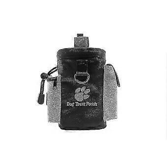 Bolsa ajustable para golosinas para perros con dispensador de bolsas para excrementos.