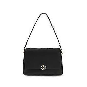 Tory Burch Black Calf Leather Bos Taurus Shoulder Bag