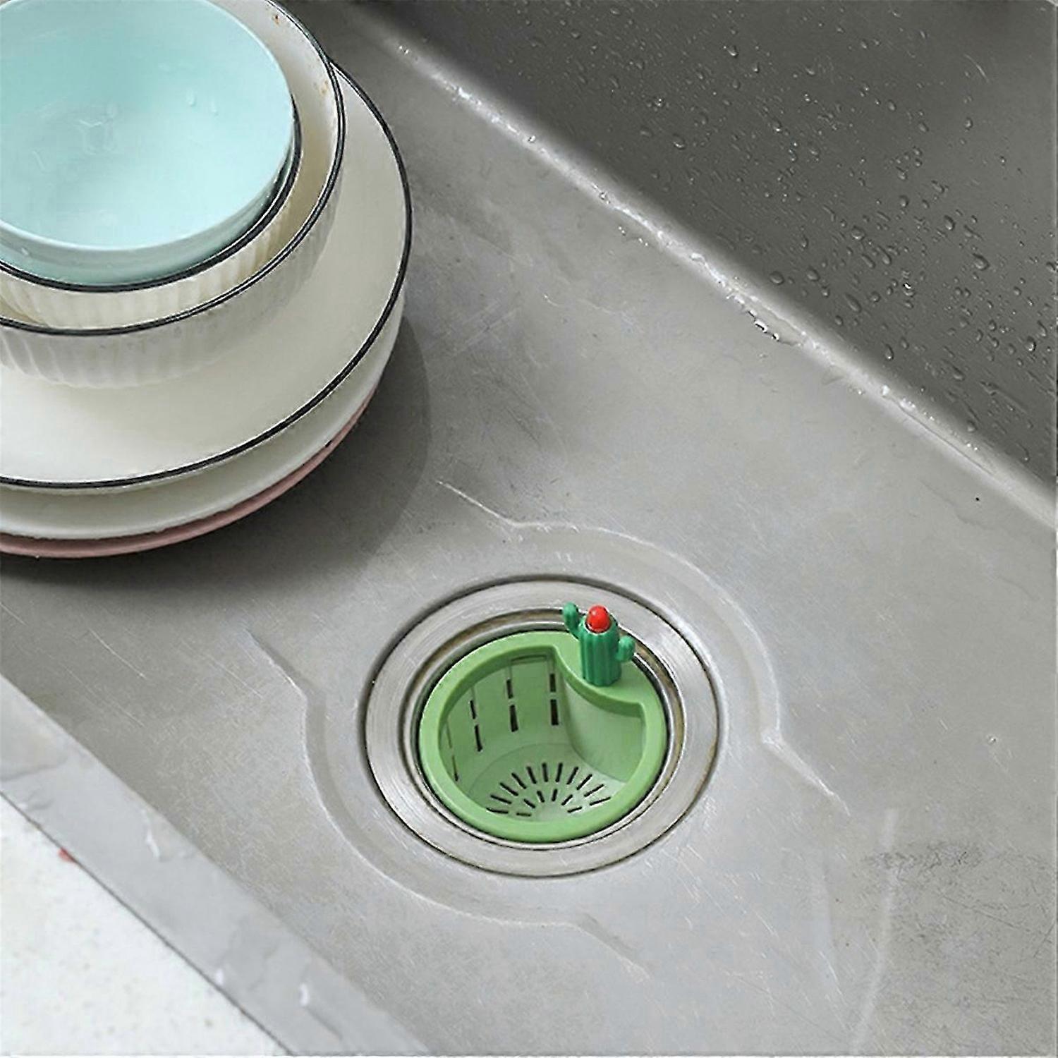 Cactus Kitchen Sink Drain Strainer,Cactus Sink Strainer, Multi-Functional Cactus Sink Draining Baske