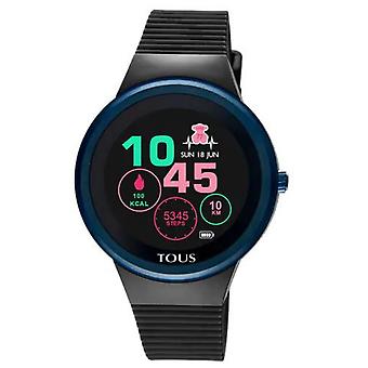 Tous watches rond touch connect Digital Women's Quartz Watch with Rubber Bracelet 100350690