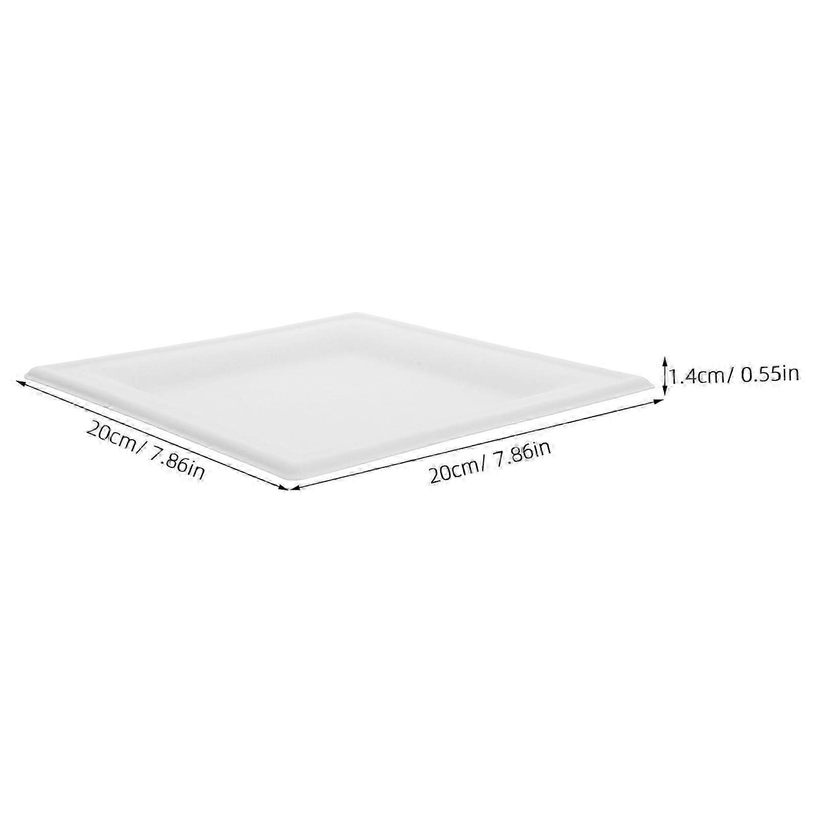 50Pcs White Paper compatible with Party Use