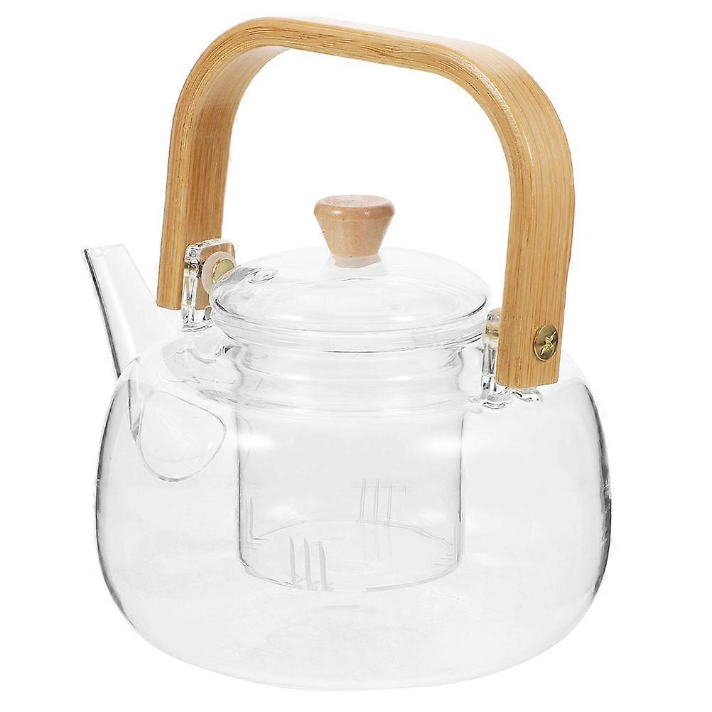 Borosilicate Glass Tea Pot Heating Household Kettle compatible with Tea