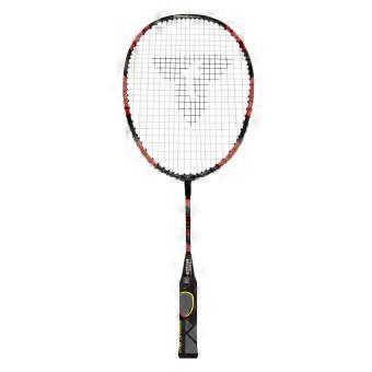 Educatieve Badmintonracket Mini, Verkorte Lengte 53 cm, Leerhandvat, Zwart-Geel-Rood
