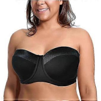 Women's Strapless Bra 34-46 C/d/dd/e 1/2 Cup Seamless Plus Size Balconette Bra H059 ydin