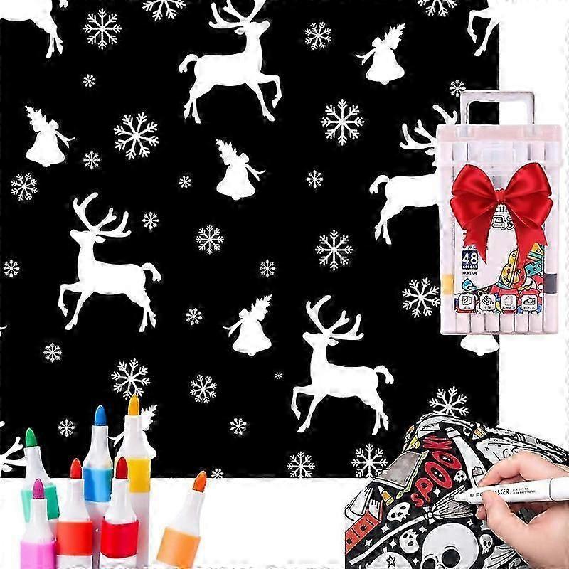 Reusable Halloween Coloring Blanket