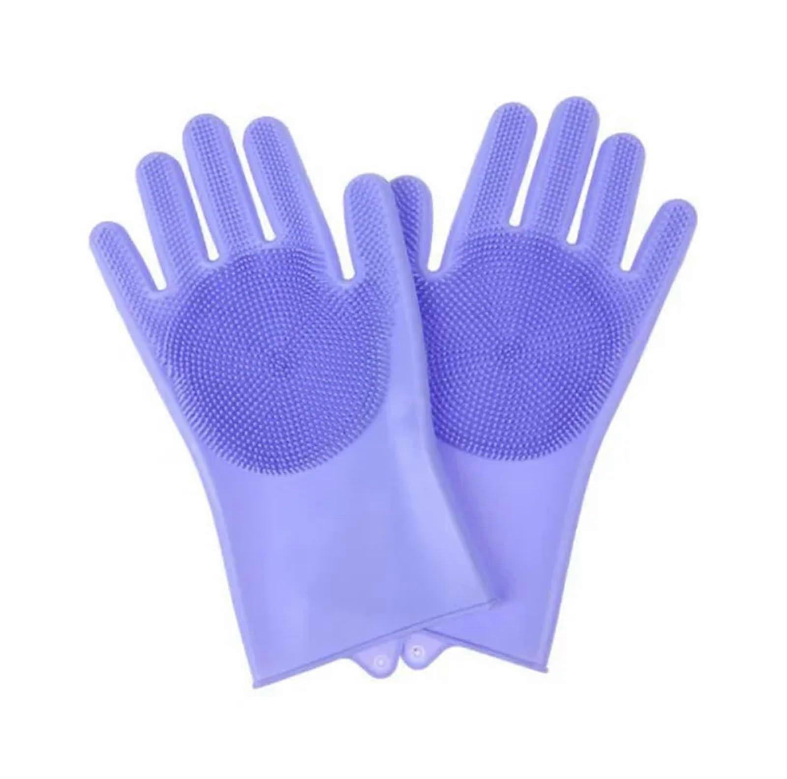 NonSlip Rubber Gloves Waterproof Reusable