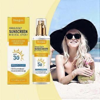 Scalp Sun Spray Anti Solar Sunblock Prevent Head Sunburn Damage UV Protection Soft Hair Treatment Moisten Dry Repair Hair Spray