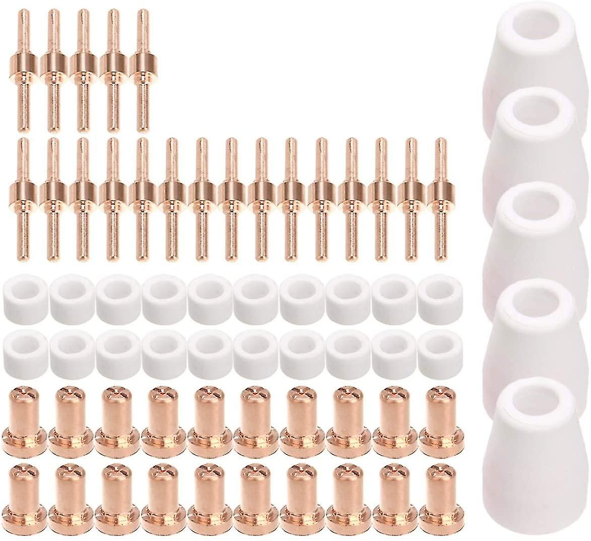24-Piece IPT40 Plasma Cutter Consumable Kit - Tips & Electrodes For YESWELDER CUT-55DS Pro 24-Piece IPT40 Plasma Cutter Consumable Kit - Tips & Electrodes For YESWELDER CUT-55DS Pro