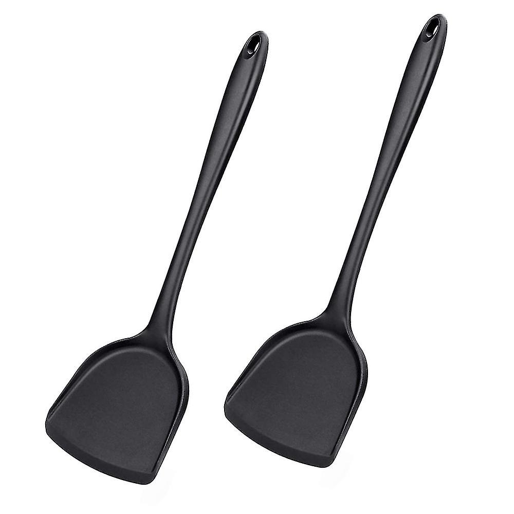Pack Of 2 Silicone Wok Spatula, Non-stick, Heat, Stain And Odor Res...