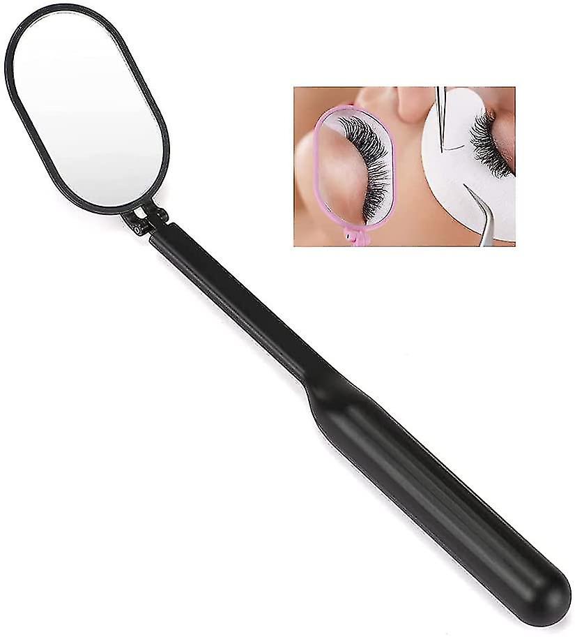 Pxcl Magnifying Check Eyelash Extension Grafting Mirror, Adjustable Foldable Inspection Eyelash Extensions Mirror, Mouth Oral Teeth Care Eyelash