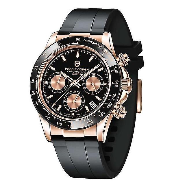 VintageTime 10 Fermagli Fermacinturino In Silicone TPU Per Cinturini Orologio Sportivo E Smartwatch - Nero