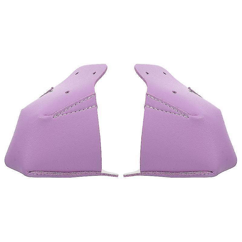 11X10cm Purple Skate Lace Tighteners 1 Pair Protective Skates Head Toe Useful Ice Skates Toe-cap Pro