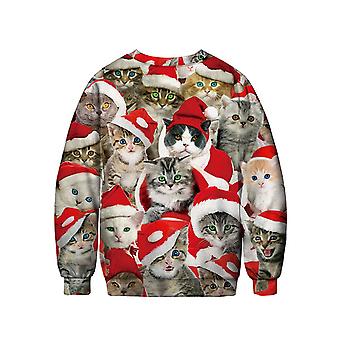 Unisex Ugly Christmas Sweater 3D Print Funny Pullover Sweaters