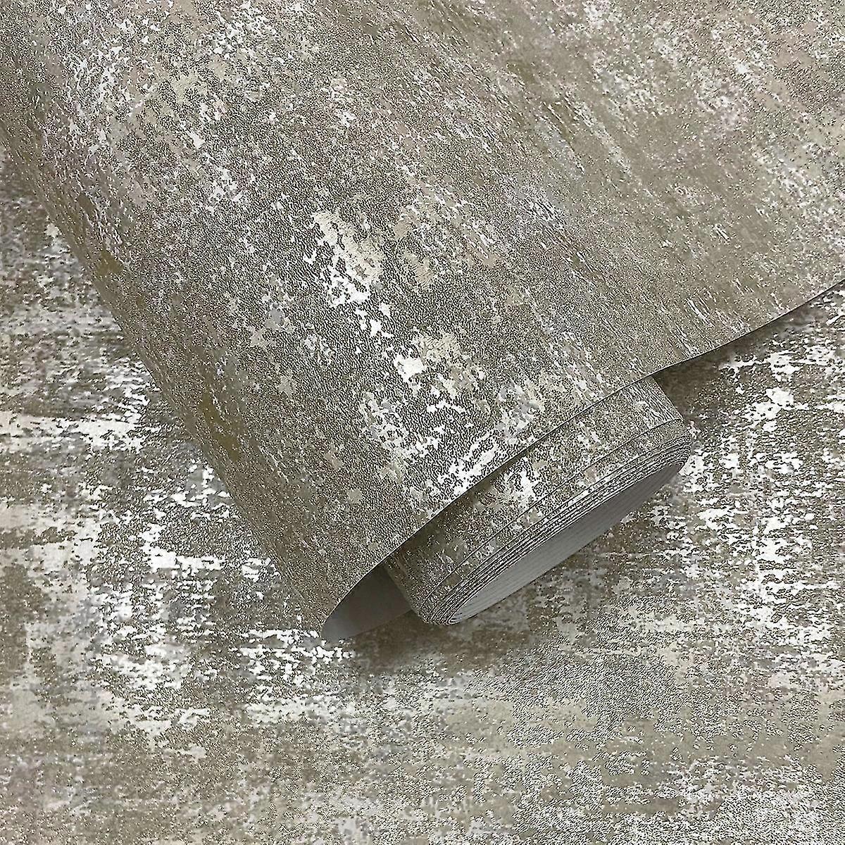 Khalili Papier peint bringé perle Texture Holden