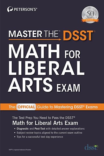 Master The Dsst Math For Liberal Arts Exam by Petersons Paperback