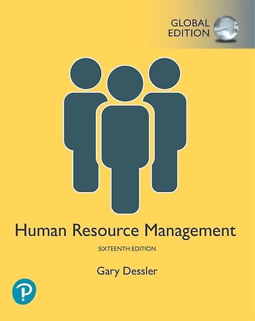 Human Resource Management Global Edition by Gary Dessler Paperback