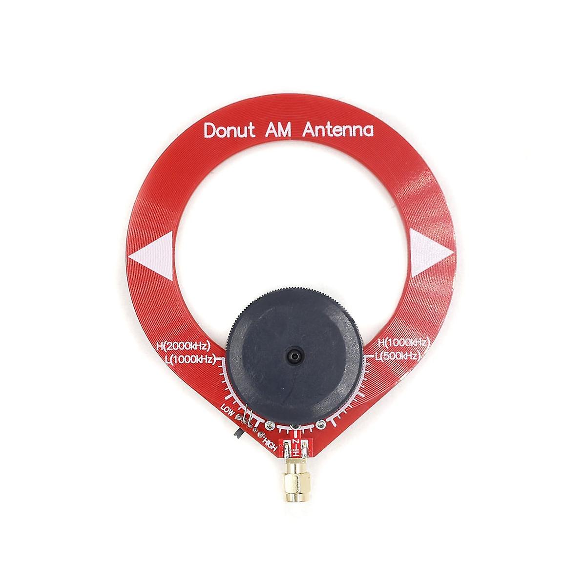 AM MW Medium Wave Antenna Small Loop Antenna 500KHz-2000KHz Mini Loop Antenna for HFDY Malahiteam D