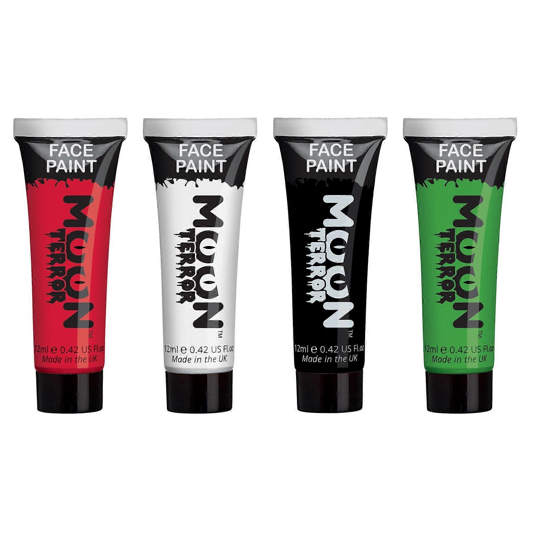 Moon Terror - Halloween Gesichtsbemalung - 4er Set