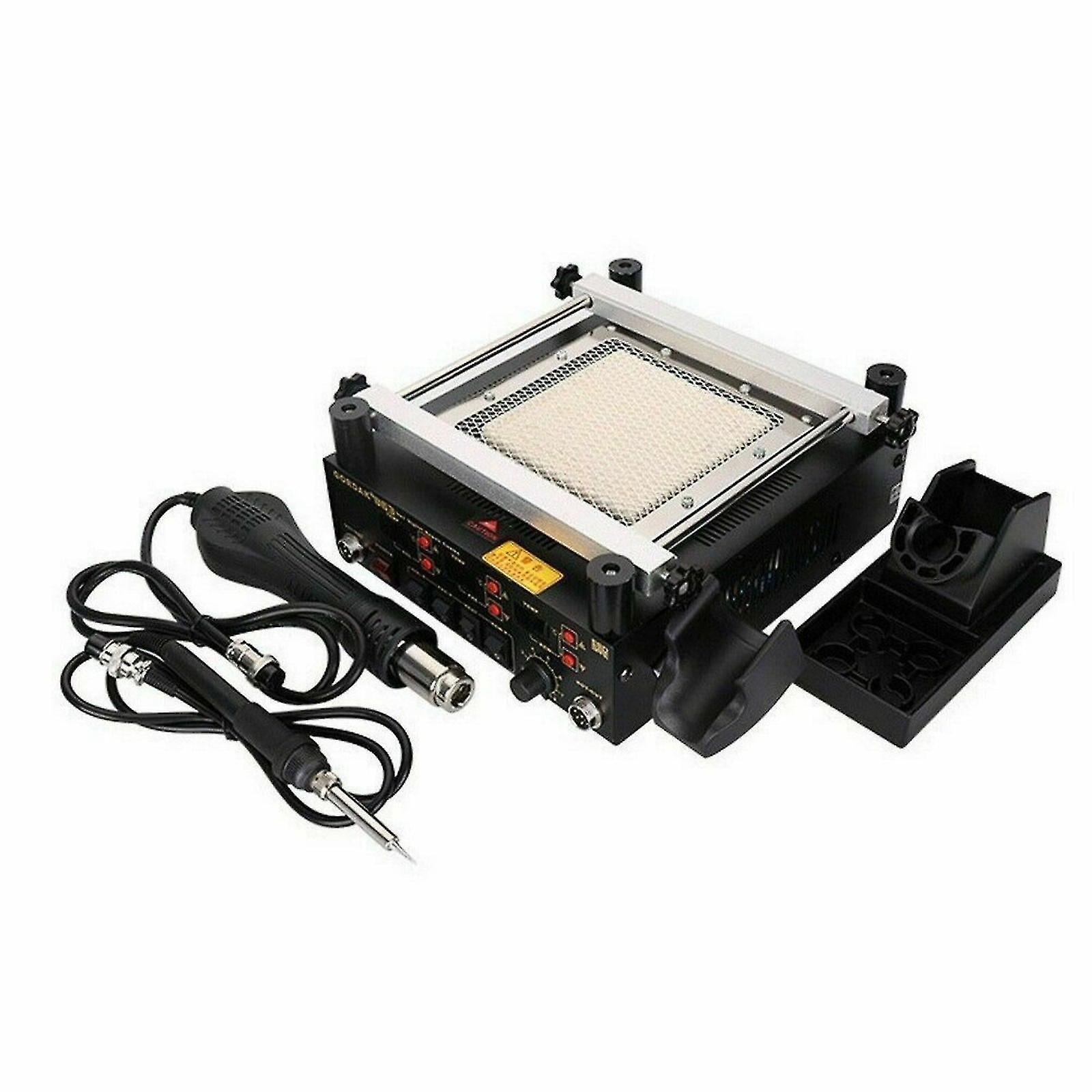 3 In 1 Rework Solder Station 863 Bga Soldering Stations Infrared Rework Station Hot Air Heat Gun Soldering Iron With Wind Nozzle