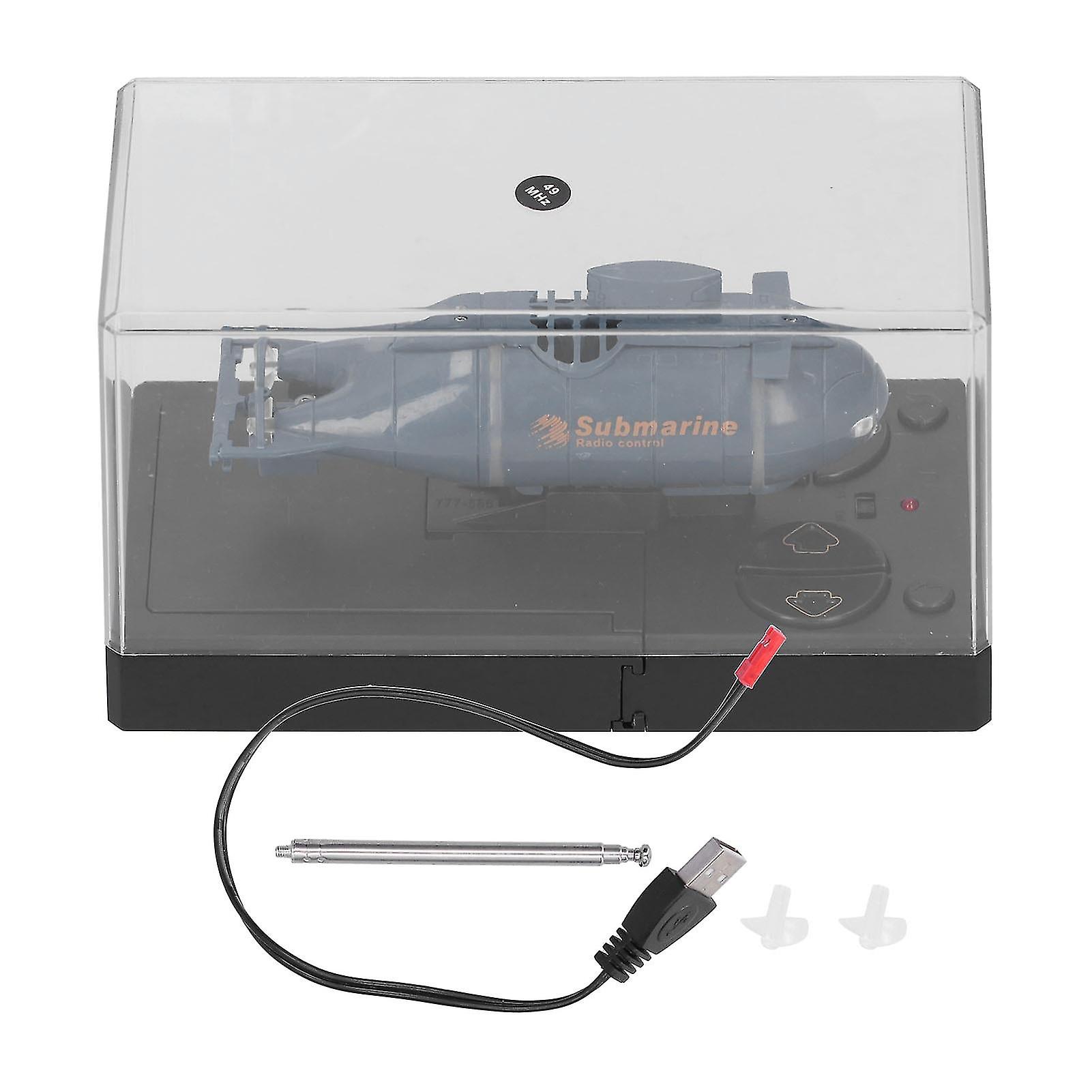 2.4G Wireless 6 Kanal Fernbedienung U-Boot Wasserdichtes Mini Elektro Tauchboot Toyblue