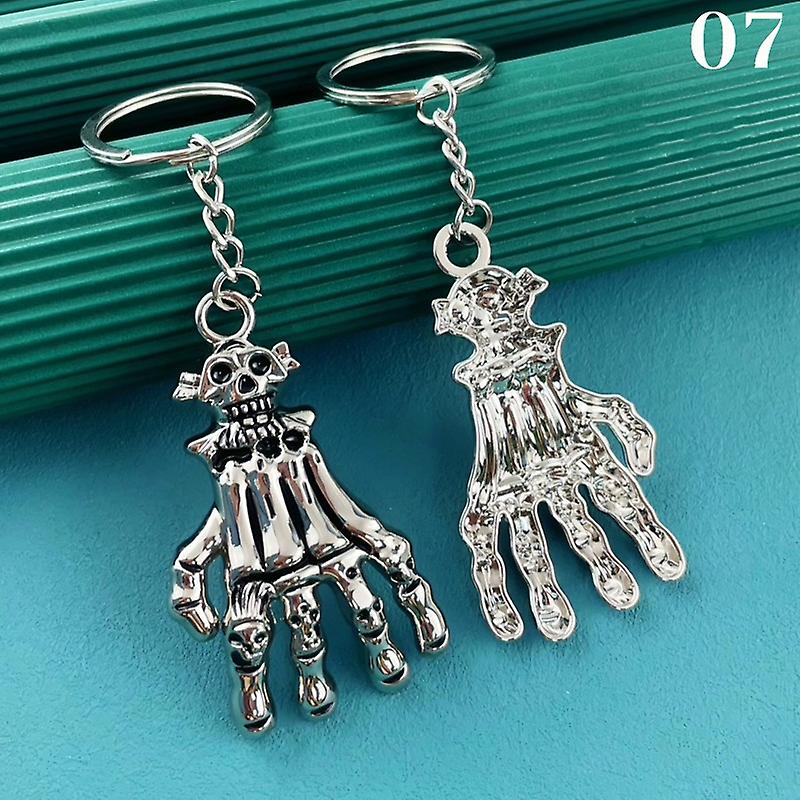 Halloween Pumpkin Bottle Opener Keychain Cartoon Spoof Skull Mobile Bag Pendant