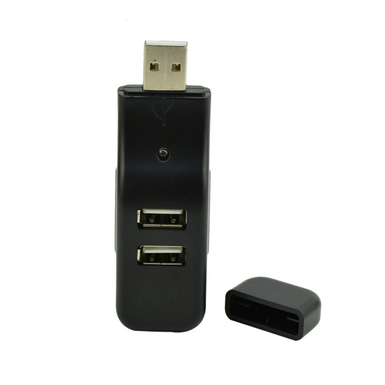 Mini Portable 4 Ports USD2.0/3.0 Data Cable Hub Splitter for Laptop/Computer