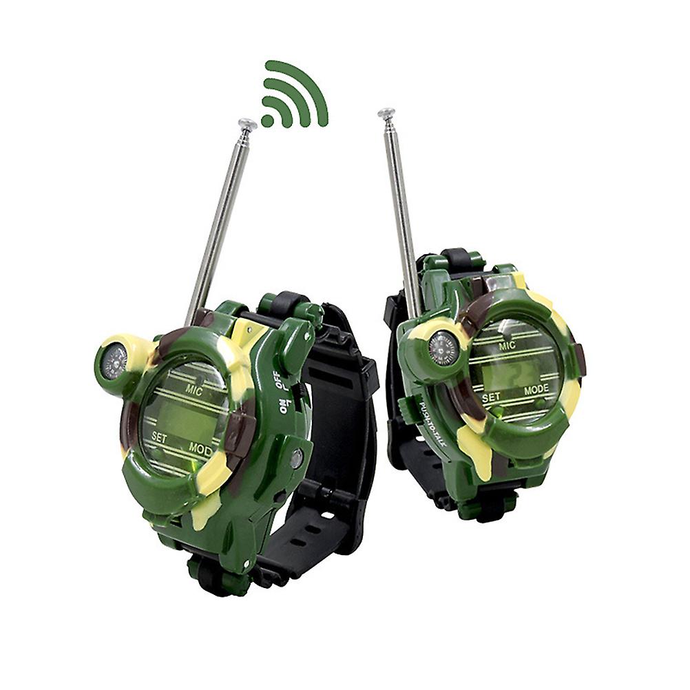 Talkie-walkie multifonction pour enfants, montre avec lampe de poche, jeu d'extérieur, interphone, jouet, cadeaux pour garçons et filles