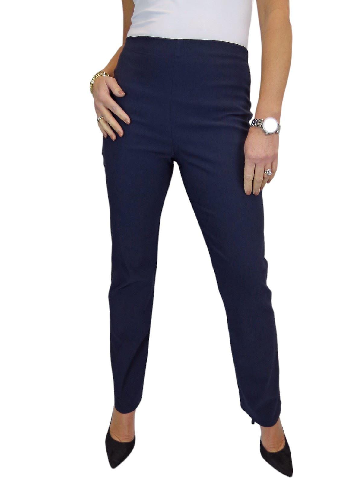 Paulo Due Womens Elasticated Waist Straight leg Trousers