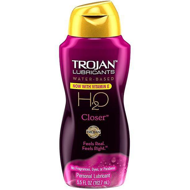 Trojan Lubricants Water Based H2o Closer Personal Lubricant, 5.5 Oz.
